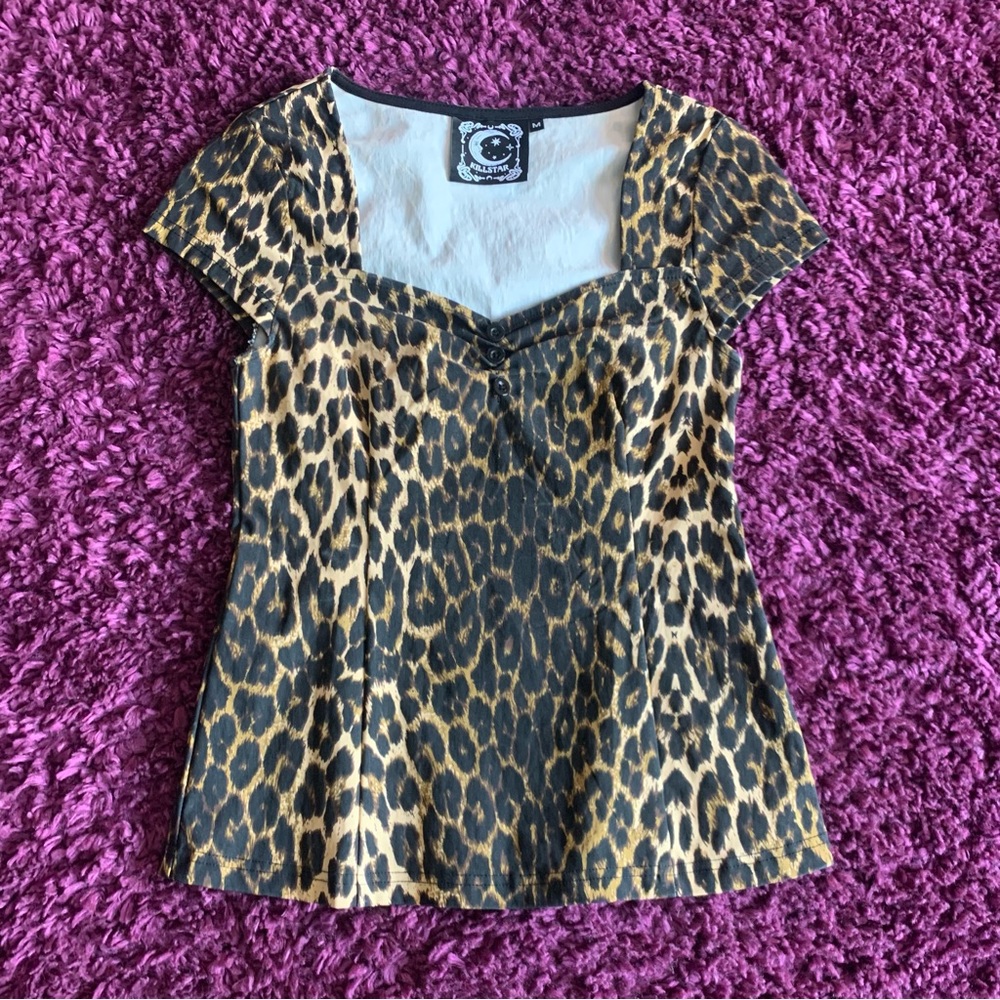 Cheetah print top